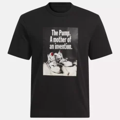 Tops & T-Shirts|Reebok Tops & T-Shirts Basketball Pump Graphic T-Shirt