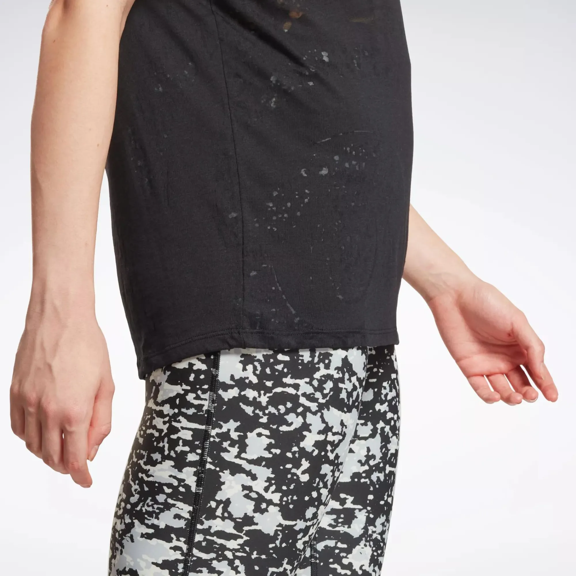 Tops & T-Shirts|Reebok Tops & T-Shirts Burnout T-Shirt