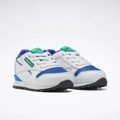 Big Kids' Shoes (Sizes 3.5-7)|Reebok Big Kids' Shoes (Sizes 3.5-7) Classic Leather Step 'N' Flash Shoes - Toddler