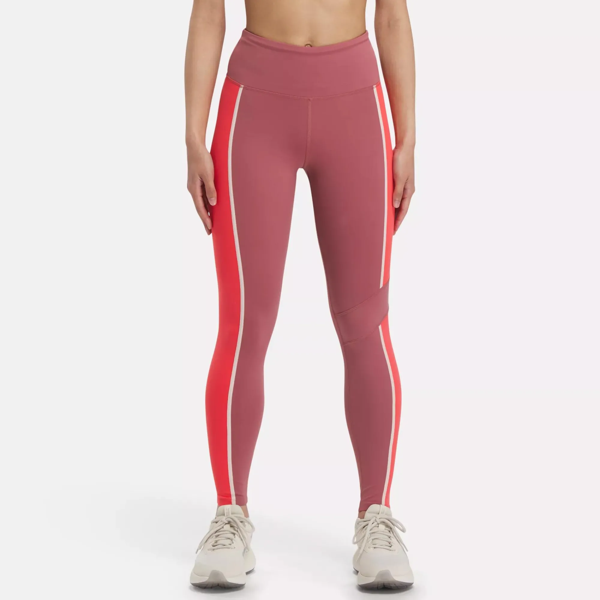 Yoga|Reebok Yoga Lux High-Rise Colorblock Leggings