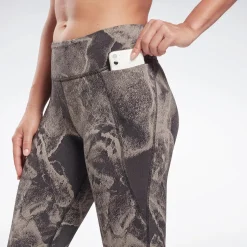 Leggings & Tights|Reebok Leggings & Tights Lux Jacquard Leggings