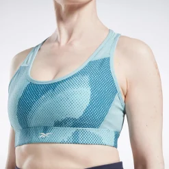 Sports Bras|Reebok Sports Bras Lux Perform Allover Print Racer Bra