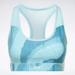 Sports Bras|Reebok Sports Bras Lux Perform Allover Print Racer Bra