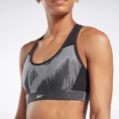 Sports Bras|Reebok Sports Bras Lux Perform Allover Print Racer Bra