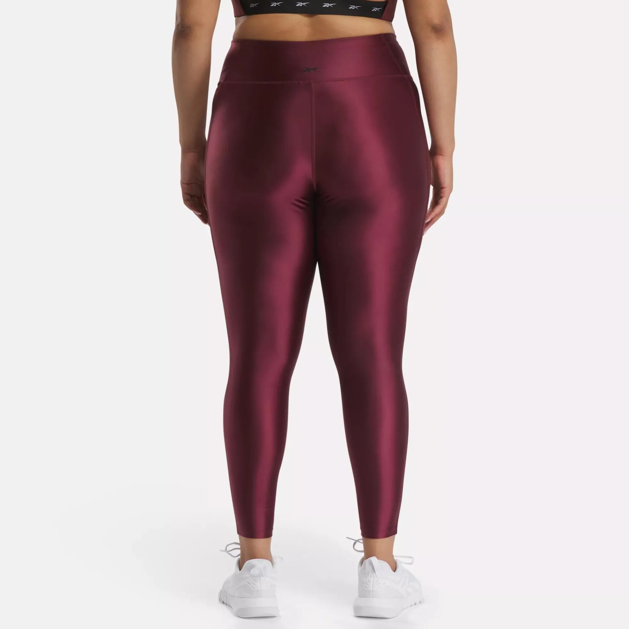 Leggings & Tights|Reebok Leggings & Tights Lux Shine High-Rise Leggings (Plus Size)