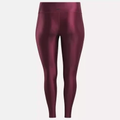Leggings & Tights|Reebok Leggings & Tights Lux Shine High-Rise Leggings (Plus Size)