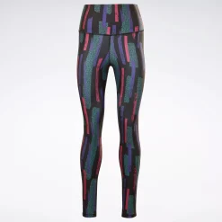 Leggings & Tights|Reebok Leggings & Tights Myt Allover Print Leggings