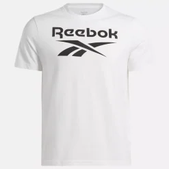 Tops & T-Shirts|Reebok Tops & T-Shirts Identity Big Stacked Logo T-Shirt
