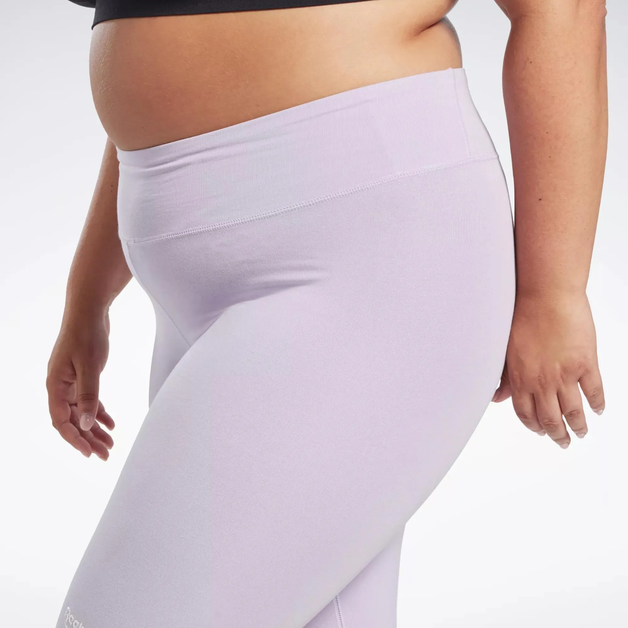 Shorts|Reebok Shorts Identity Fitted Logo Shorts (Plus Size)