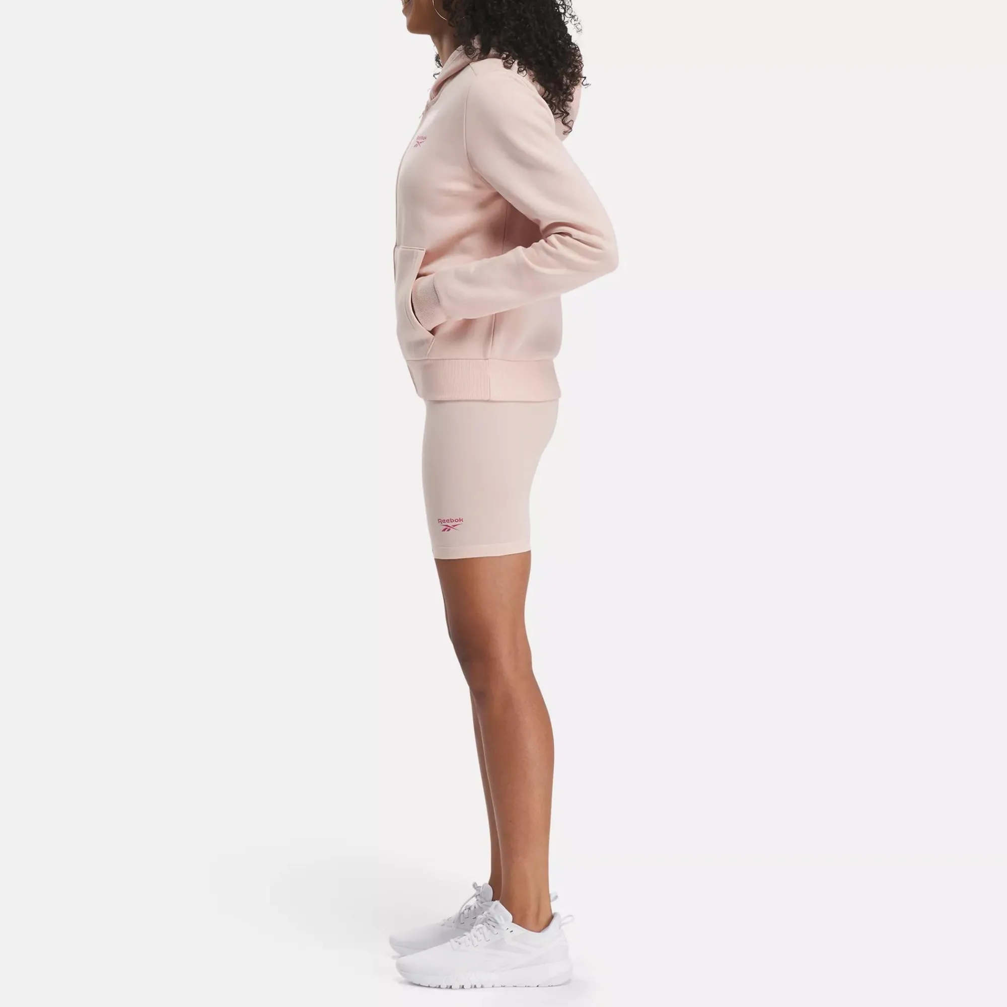 Loungewear|Reebok Loungewear Identity Small Logo Fleece Full-Zip Sweatshirt