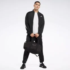 Jackets|Reebok Jackets Identity Vector Knit Track Jacket