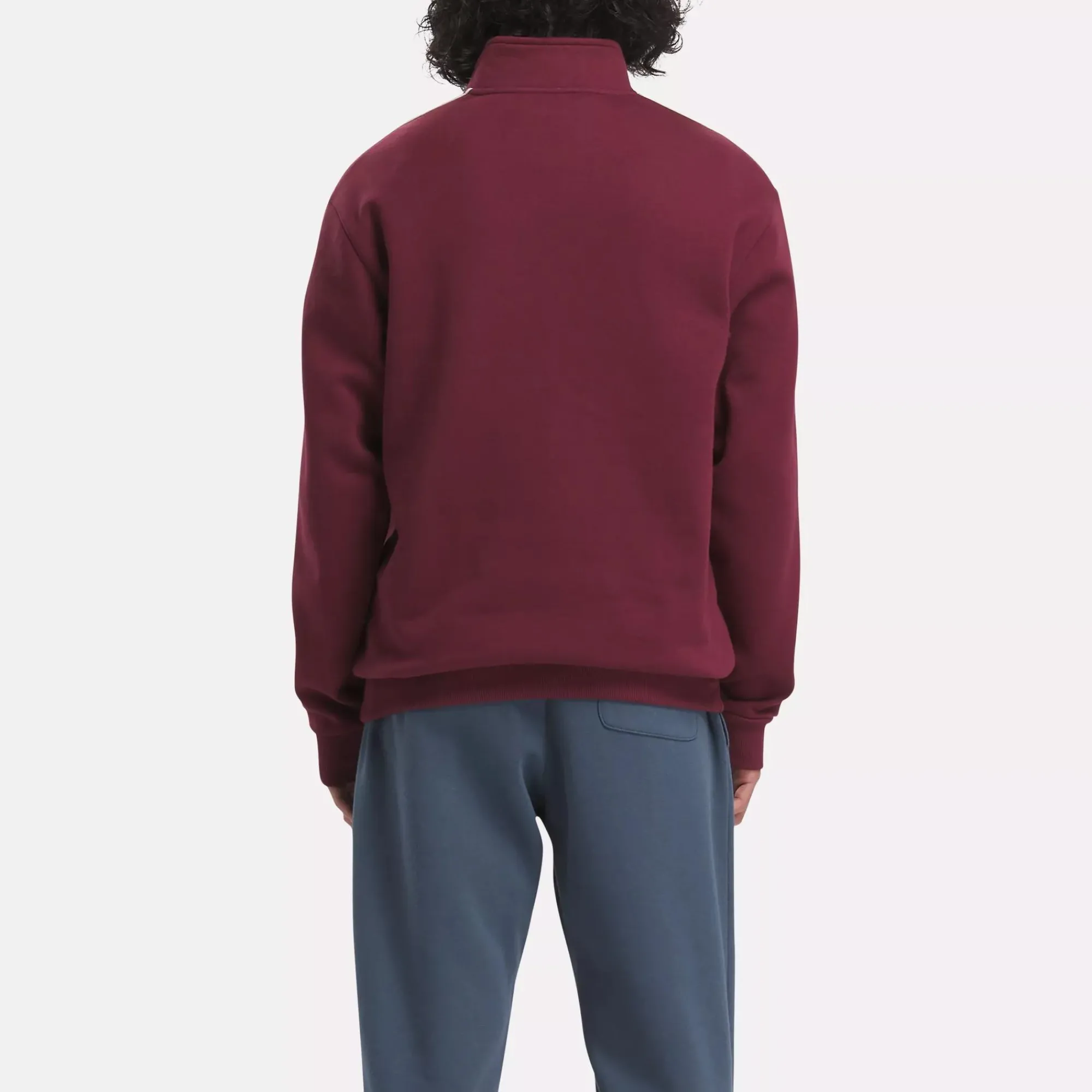 Hoodies & Sweatshirts|Reebok Hoodies & Sweatshirts Identity Vintage Sport Quarter-Zip Sweatshirt