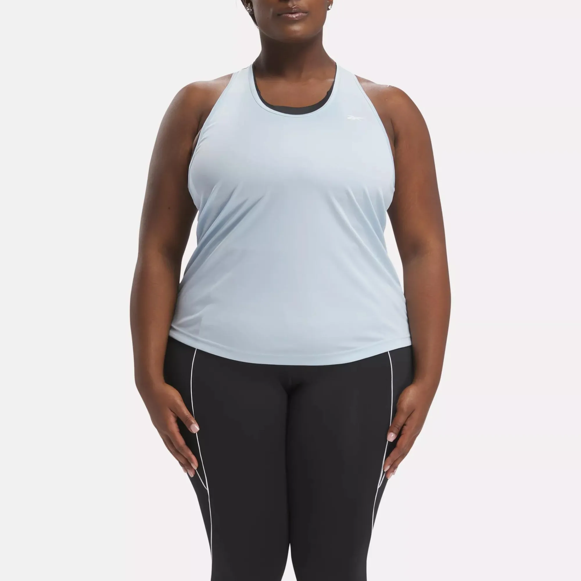 Tank Tops|Reebok Tank Tops Workout Ready Mesh Back Tank Top (Plus Size)