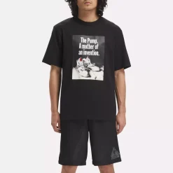 Tops & T-Shirts|Reebok Tops & T-Shirts Basketball Pump Graphic T-Shirt