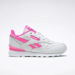 Big Kids' Shoes (Sizes 3.5-7)|Reebok Big Kids' Shoes (Sizes 3.5-7) Classic Leather Step 'N' Flash Shoes - Preschool
