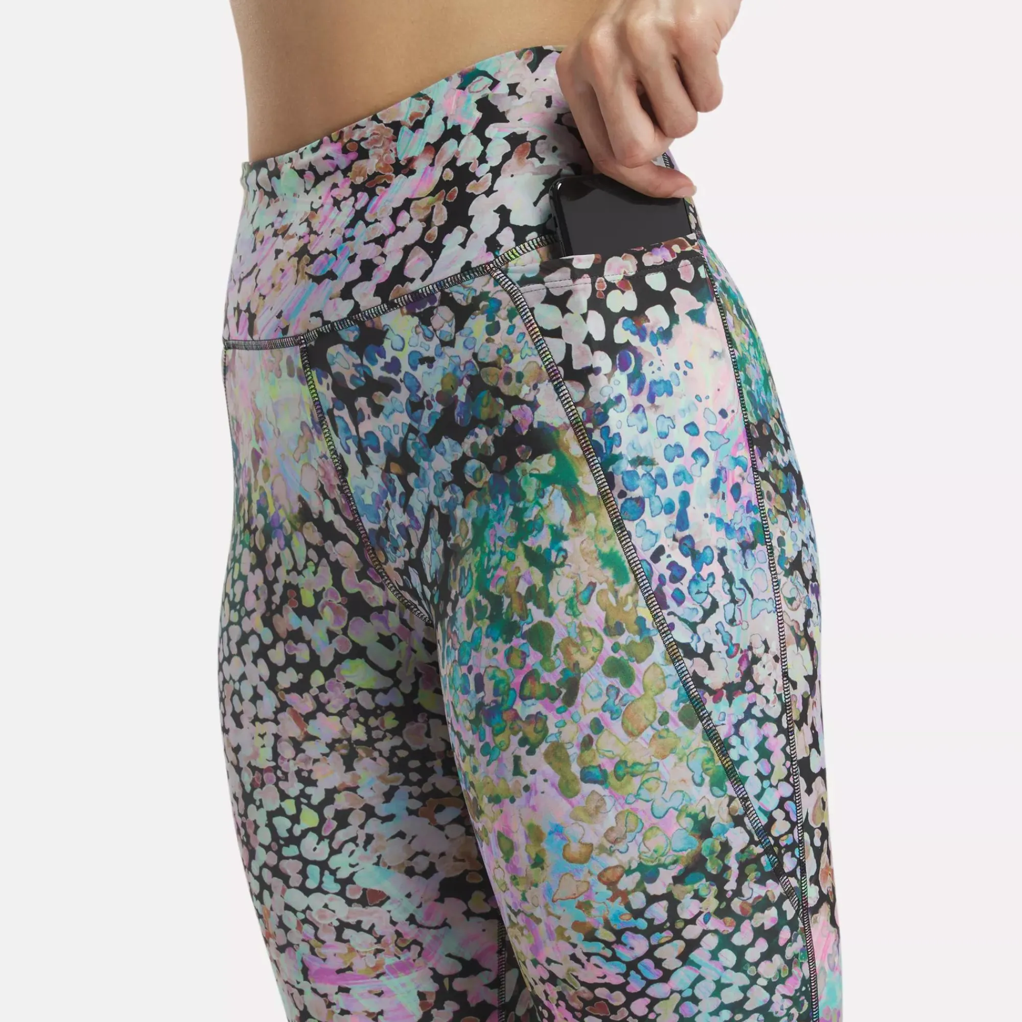 Yoga|Reebok Yoga Lux Bold High-Rise Modern Safari Leggings