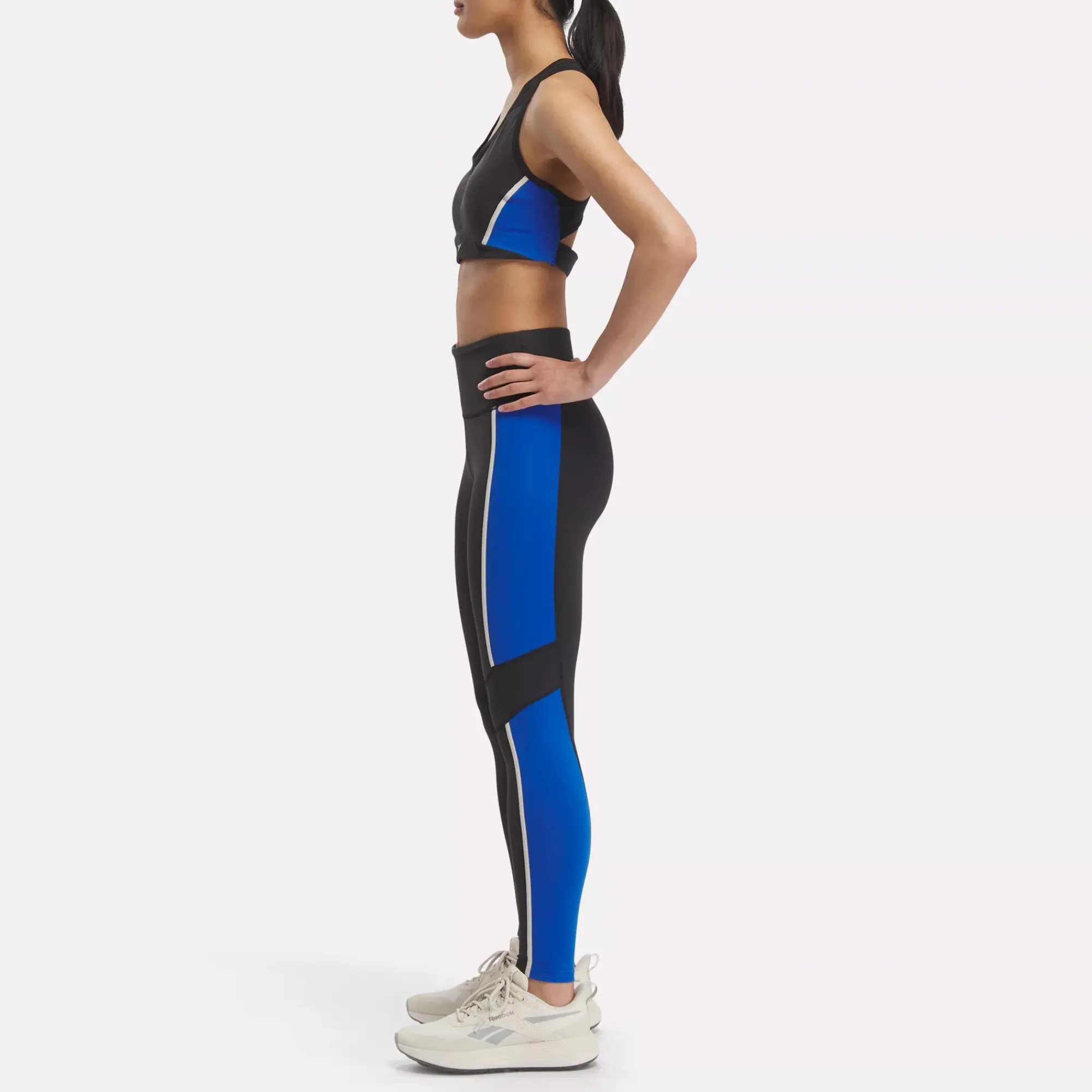 Yoga|Reebok Yoga Lux High-Rise Colorblock Leggings