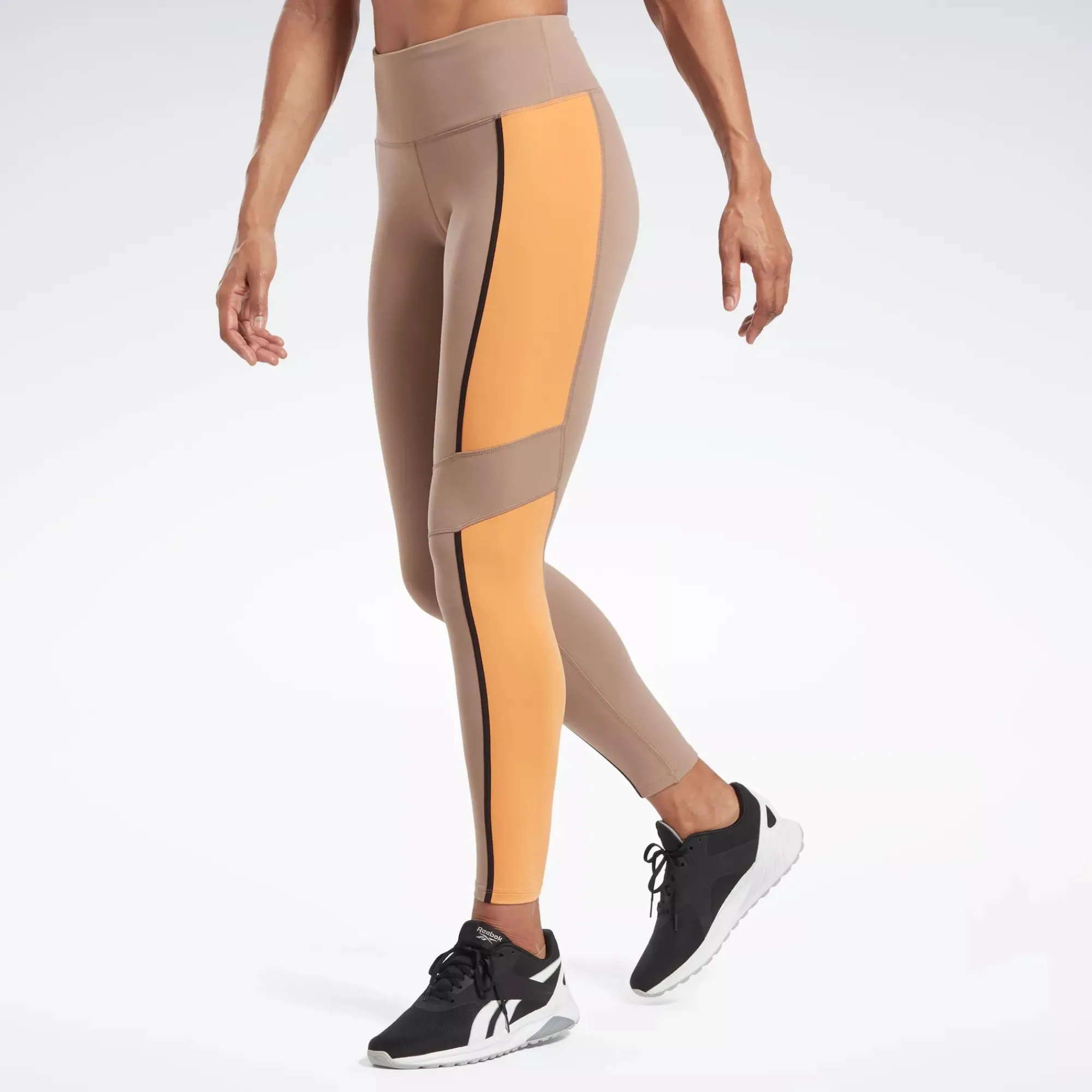 Leggings & Tights|Reebok Leggings & Tights Lux High-Rise Colorblock Leggings
