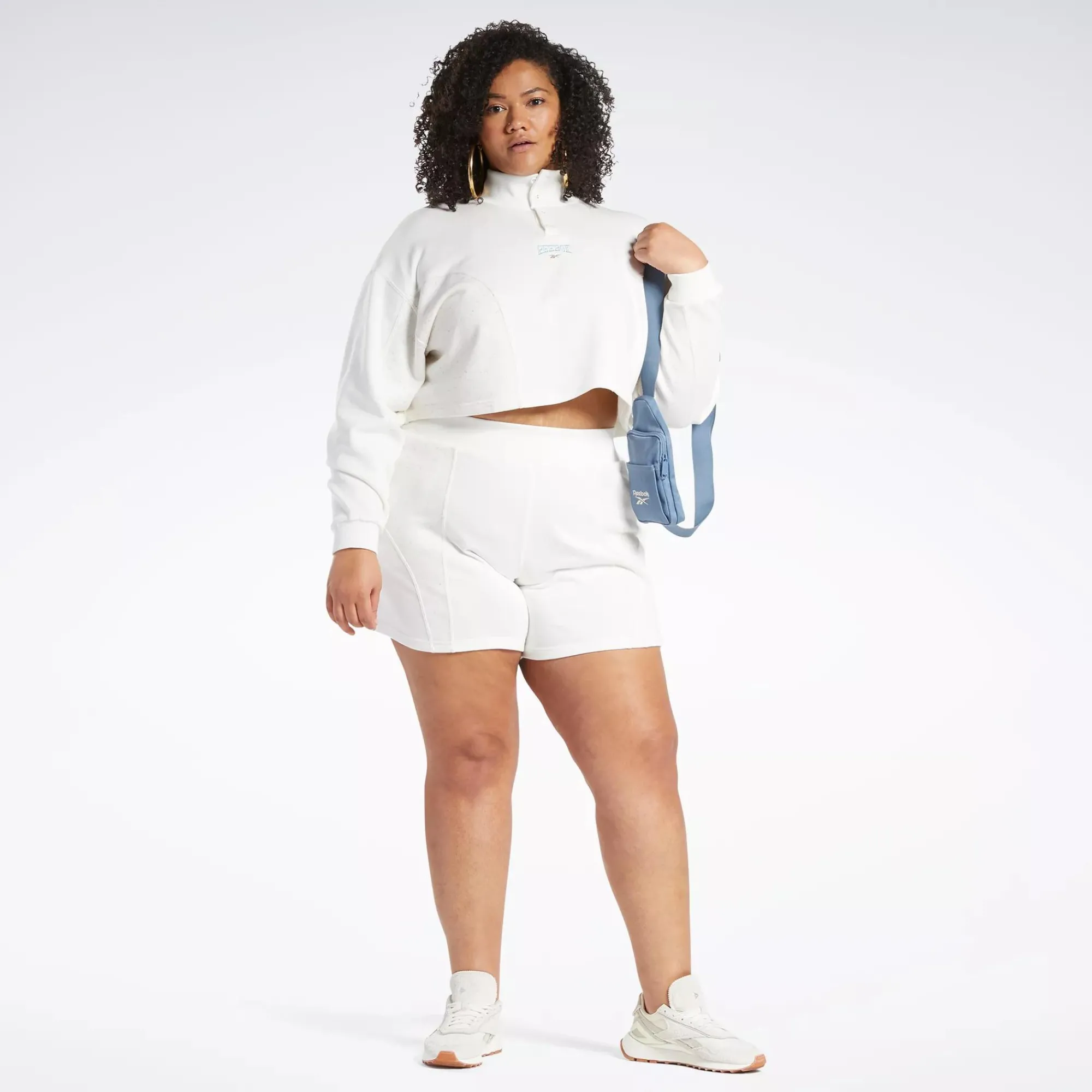 Hoodies & Sweatshirts|Reebok Hoodies & Sweatshirts Classics Varsity Sweatshirt (Plus Size)