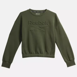 Big Kids' Clothing (Sizes 7-Xl)|Reebok Big Kids' Clothing (Sizes 7-Xl) Embossed Sweatshirt - Big Kids