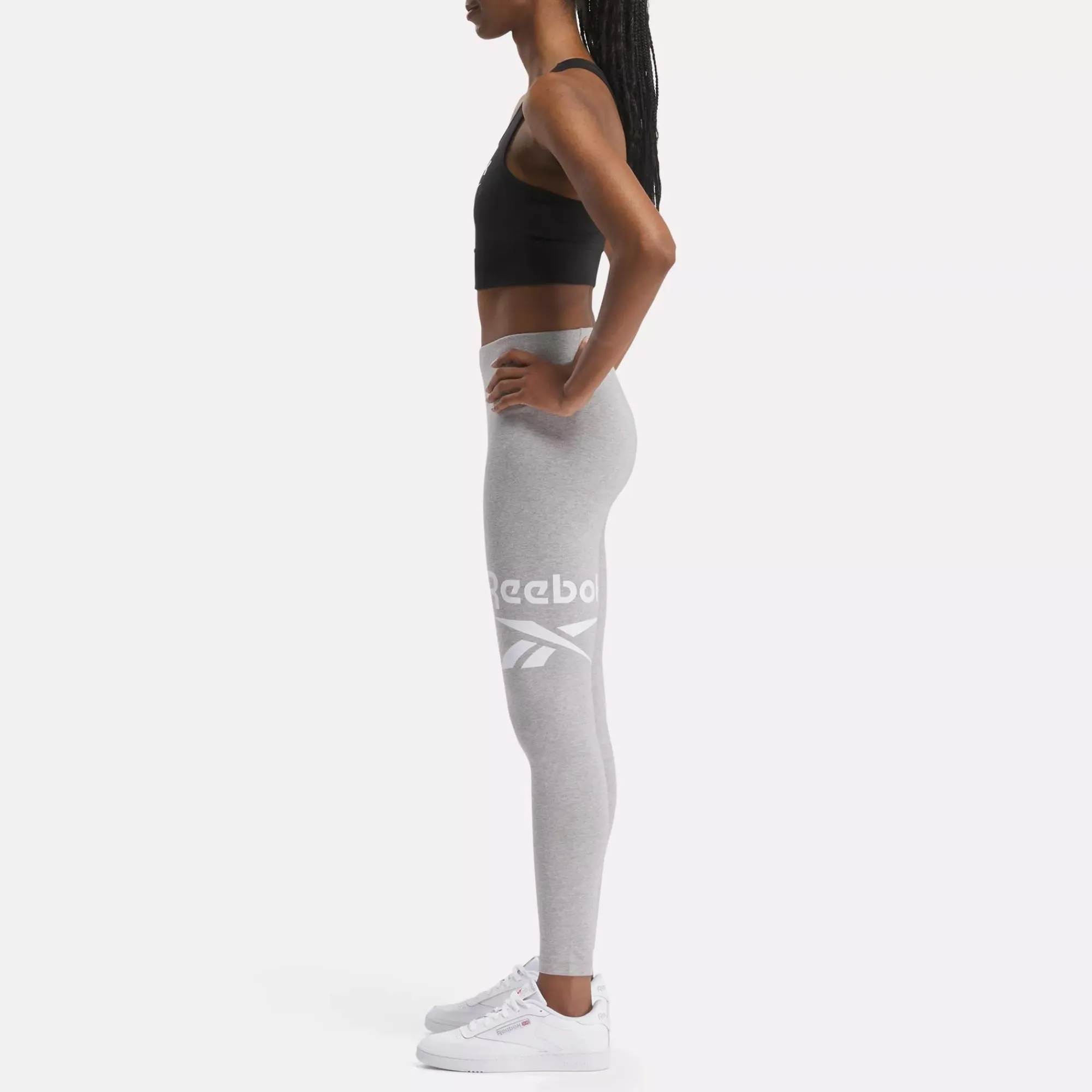 Leggings & Tights|Reebok Leggings & Tights Identity Logo Leggings