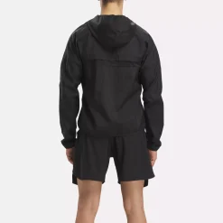 Jackets|Reebok Jackets Running Hooded Jacket