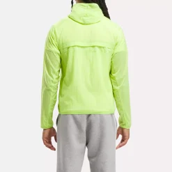 Jackets|Reebok Jackets Running Hooded Jacket