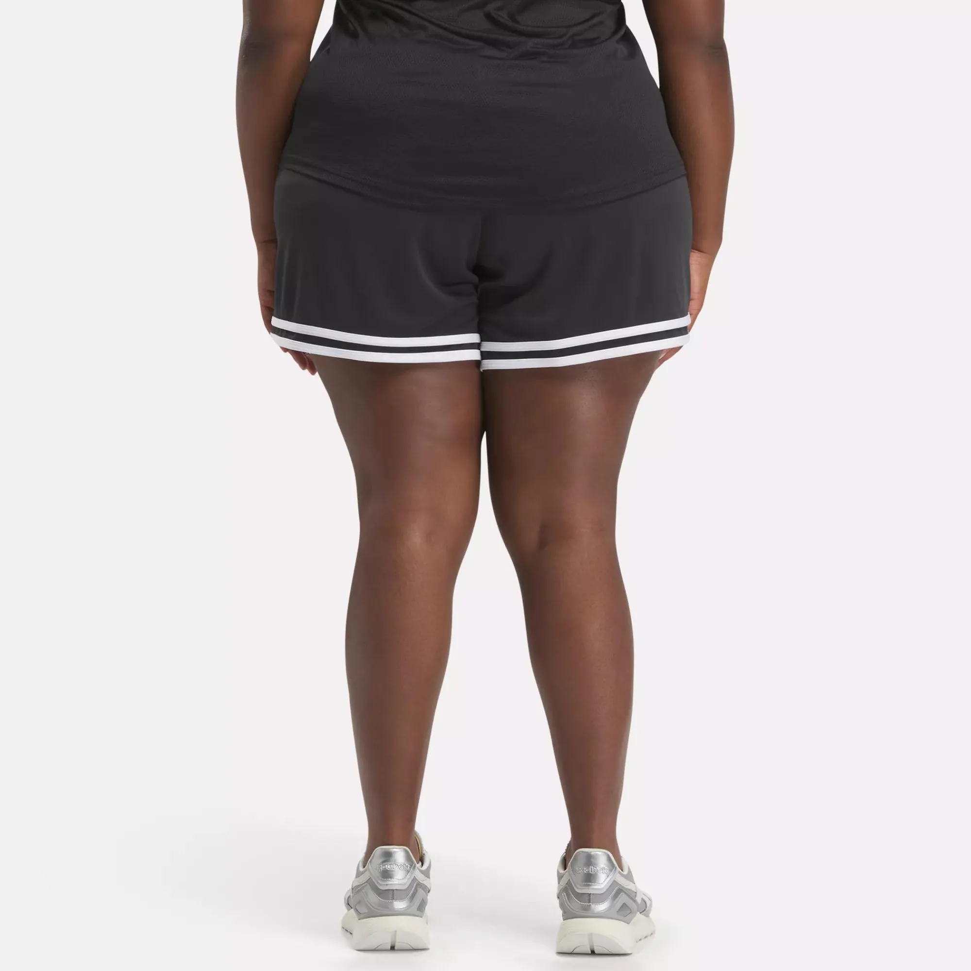 Shorts|Reebok Shorts Workout Ready High-Rise Shorts (Plus Size)